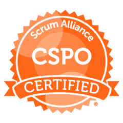 scrum-alliance-cspo认证徽章