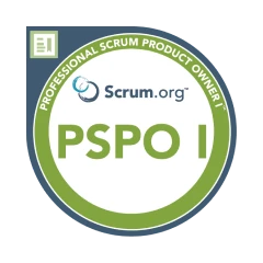 Scrum.org专业Scrum产品负责人(PSPO)认证徽章