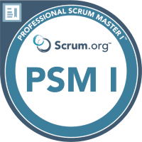 Scrum.org专业Scrum Master (PSM I) 认证徽章